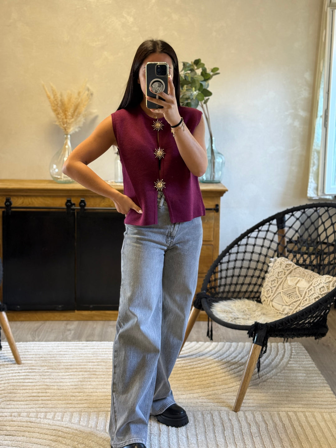 Pull sans manches Gabin