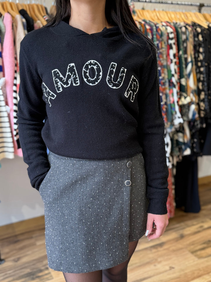 Jupe short Jule grise