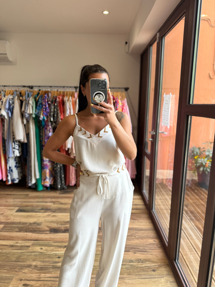 Pantalon en Lin Molina