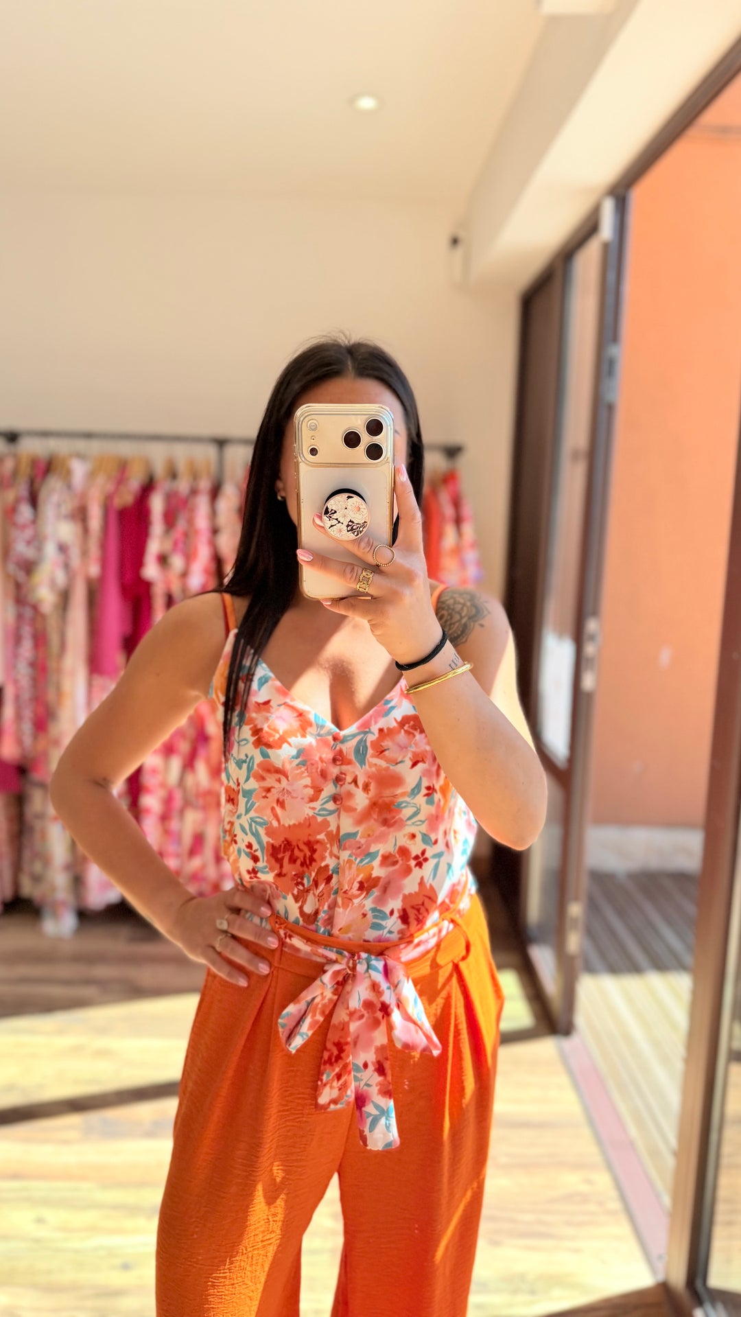 Top Hugo orange