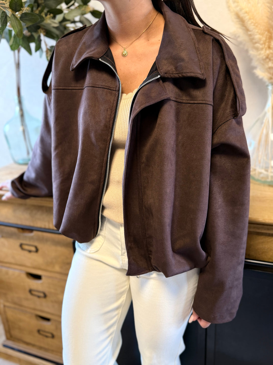 Veste Delma chocolat