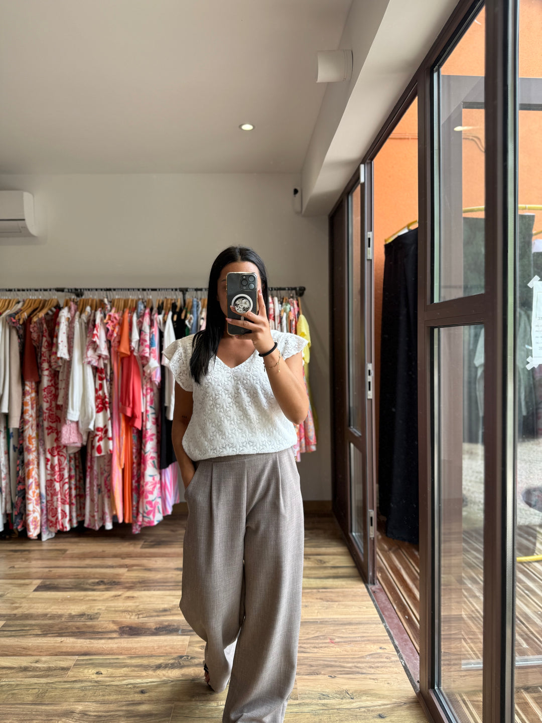 Blouse Thaly blanche