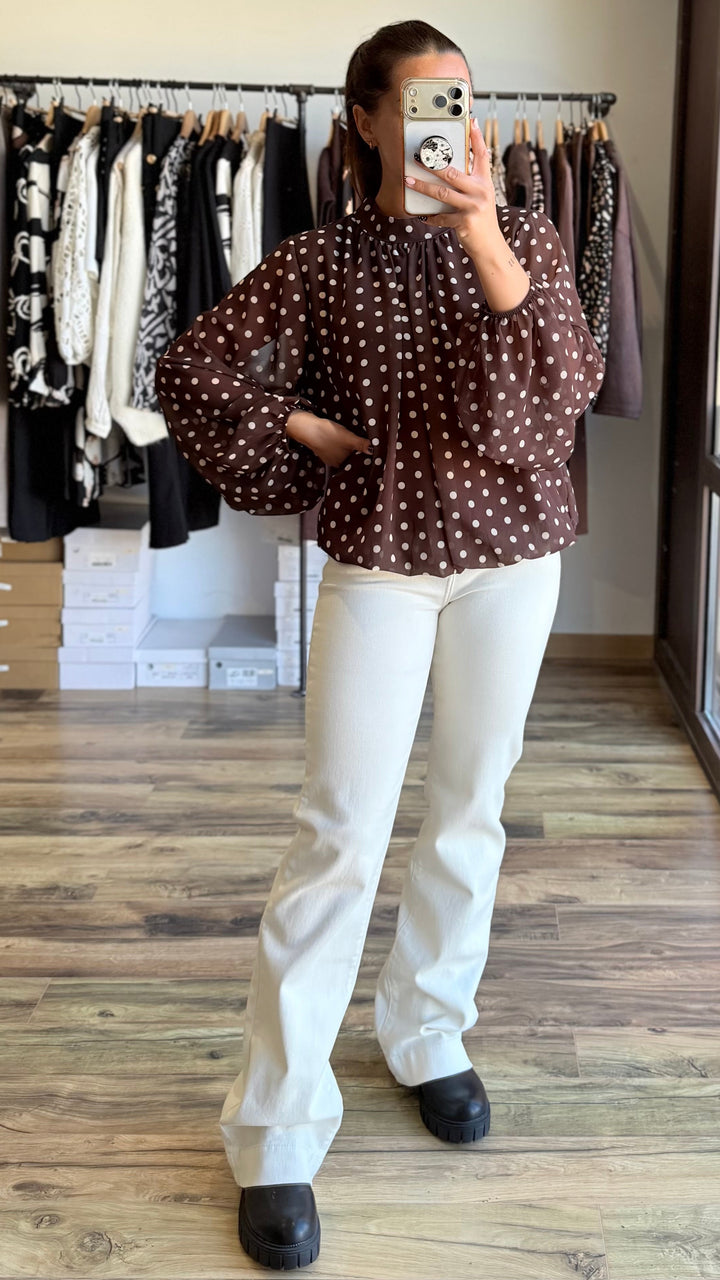 Blouse Lysa chocolat