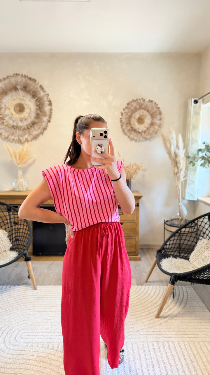 Pantalon Valentino rouge