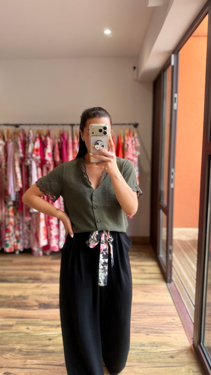 Chemise Mirta kaki