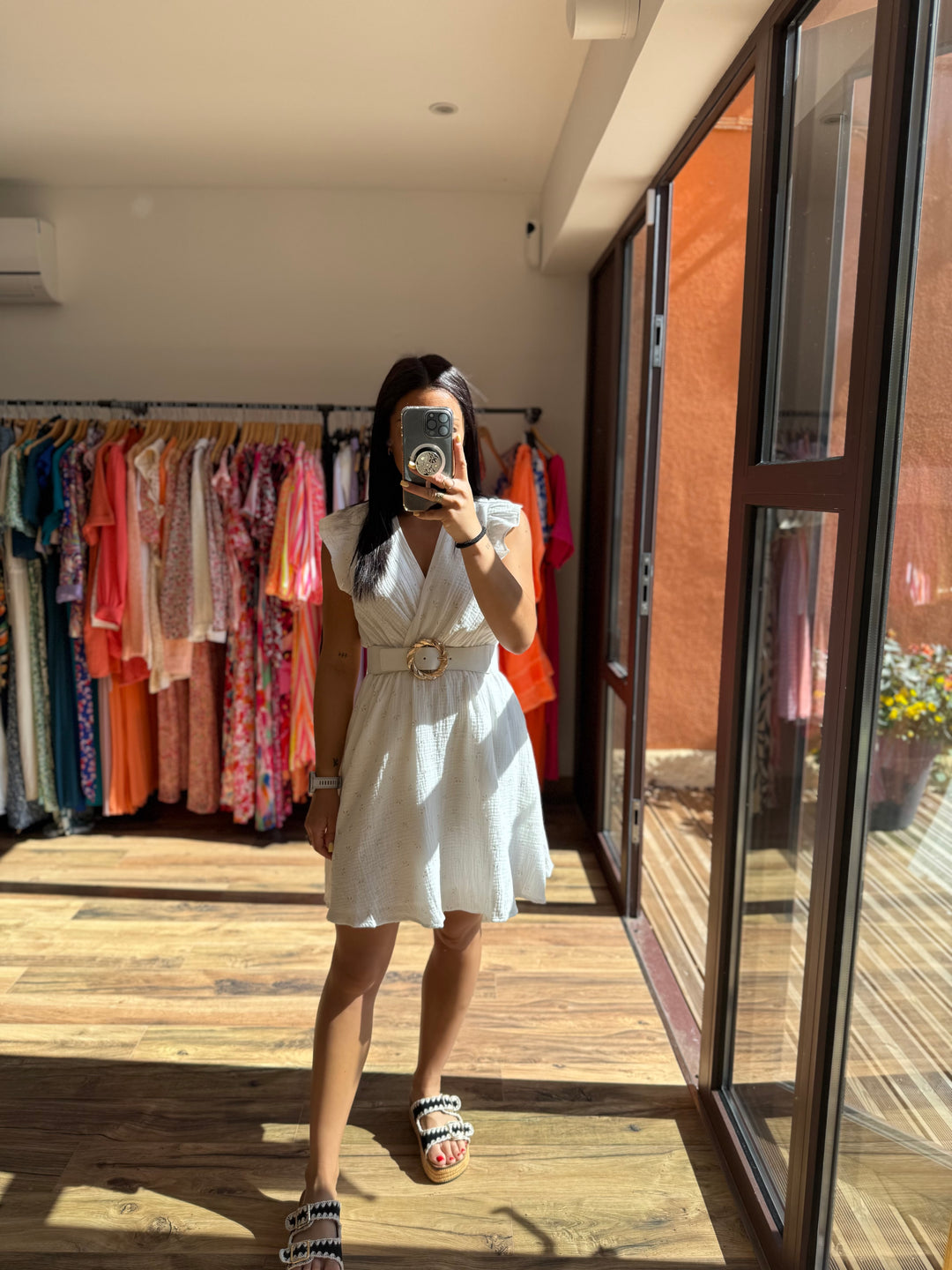 Robe Maya blanche CURVY