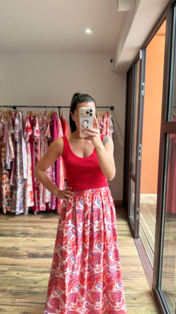 Top Molos rouge