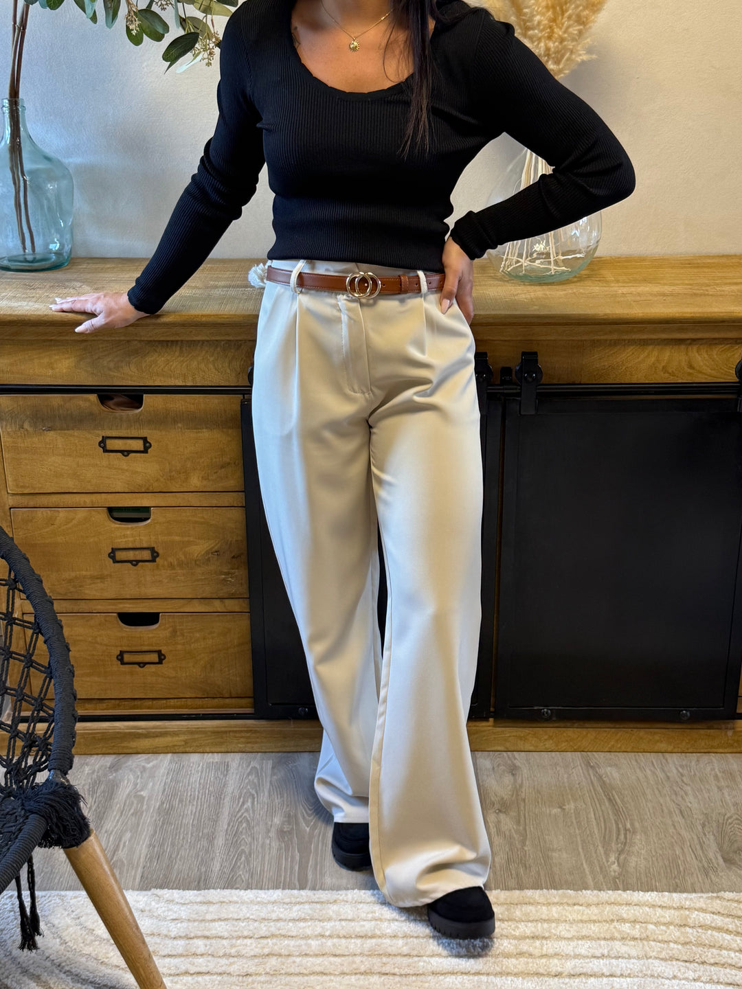 Pantalon Berlioz beige