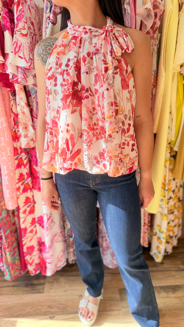 Top Zalia rouge