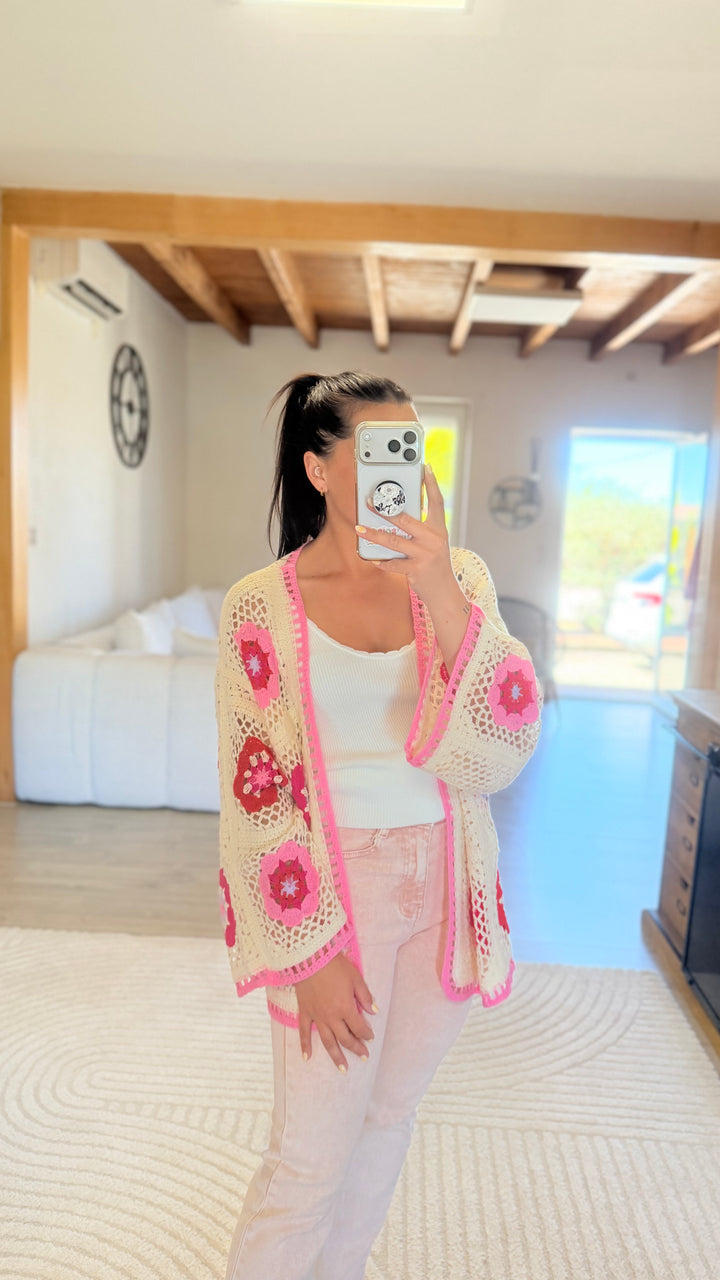Gilet Pacy rose