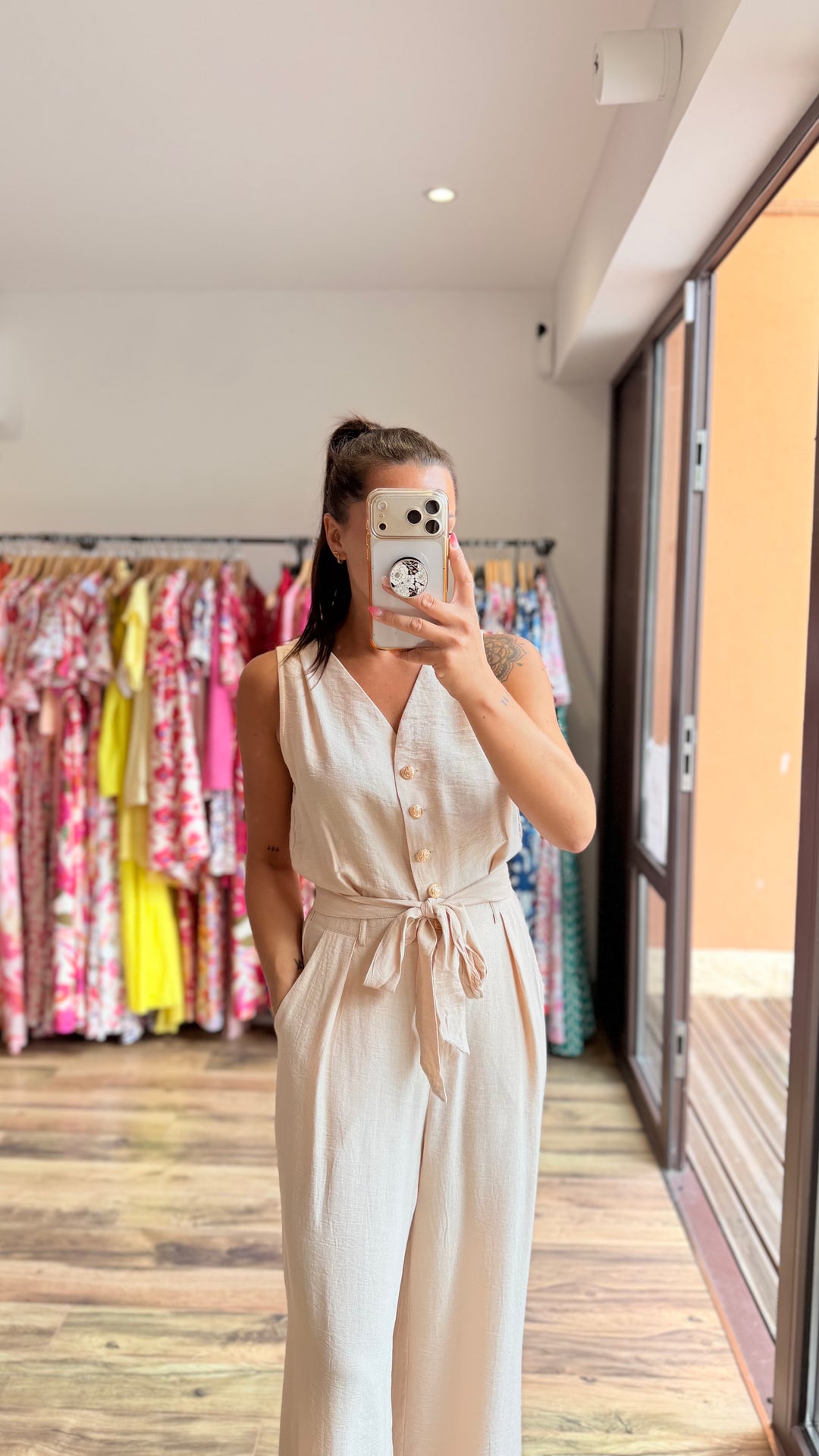 Combinaison Roxane beige CURVY