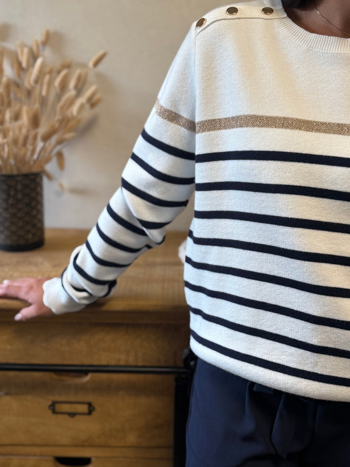 Pull marinière Pascal