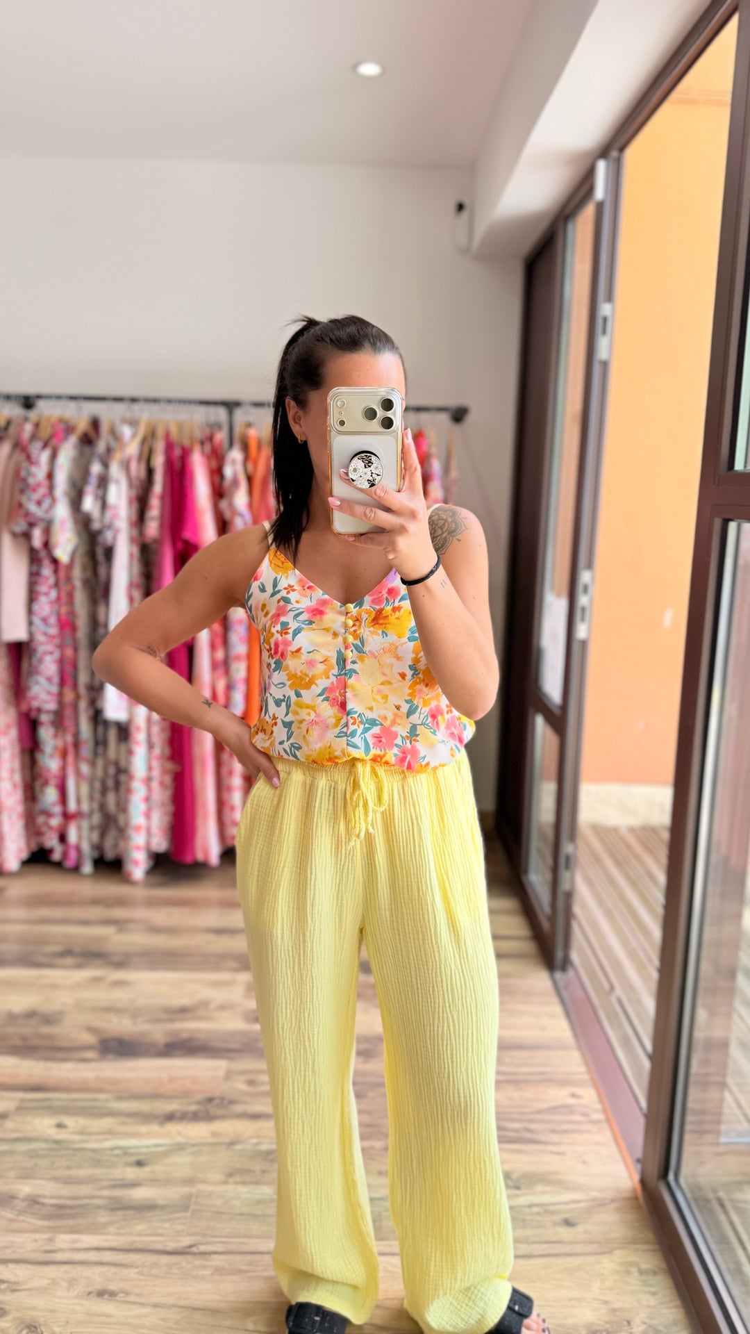 Top Hugo jaune CURVY
