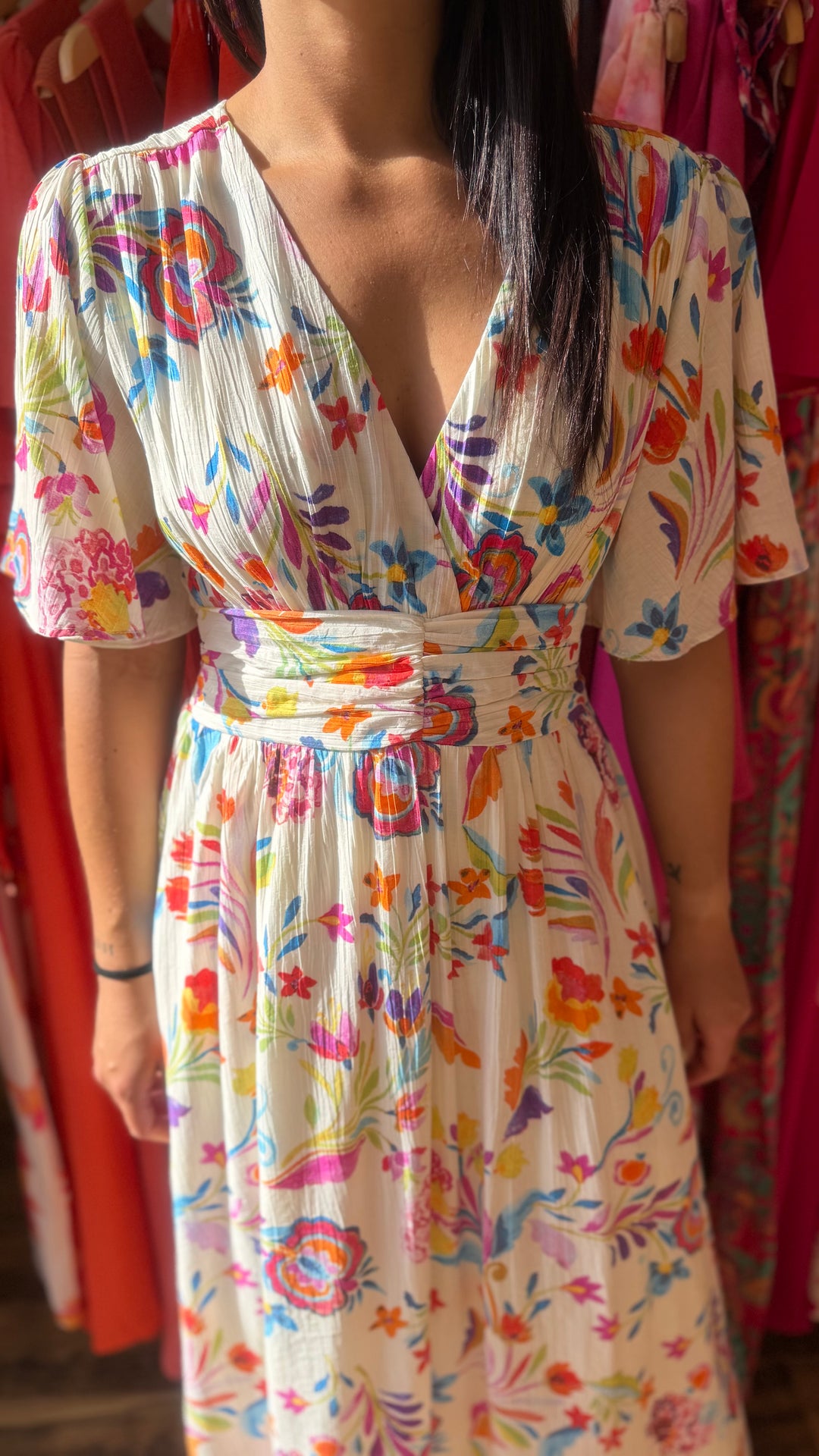 Robe longue Alyma CURVY (PRÉCOMMANDE expédition 13 Mai