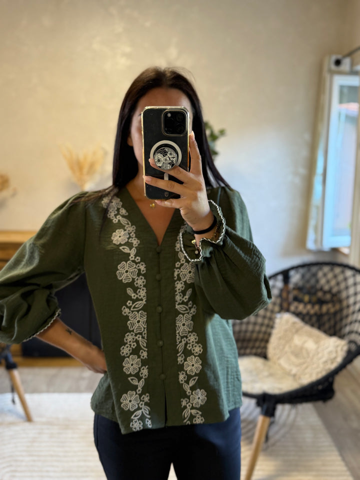 Chemise Marion kaki