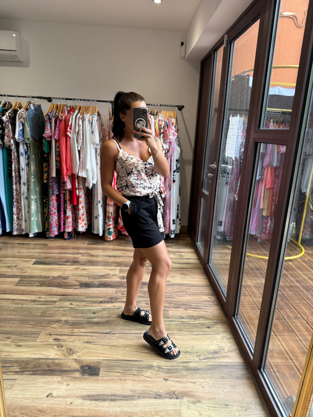 Top Malaga noir CURVY