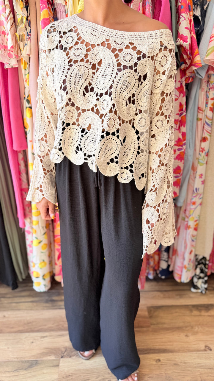 Pantalon Valentino noir CURVY