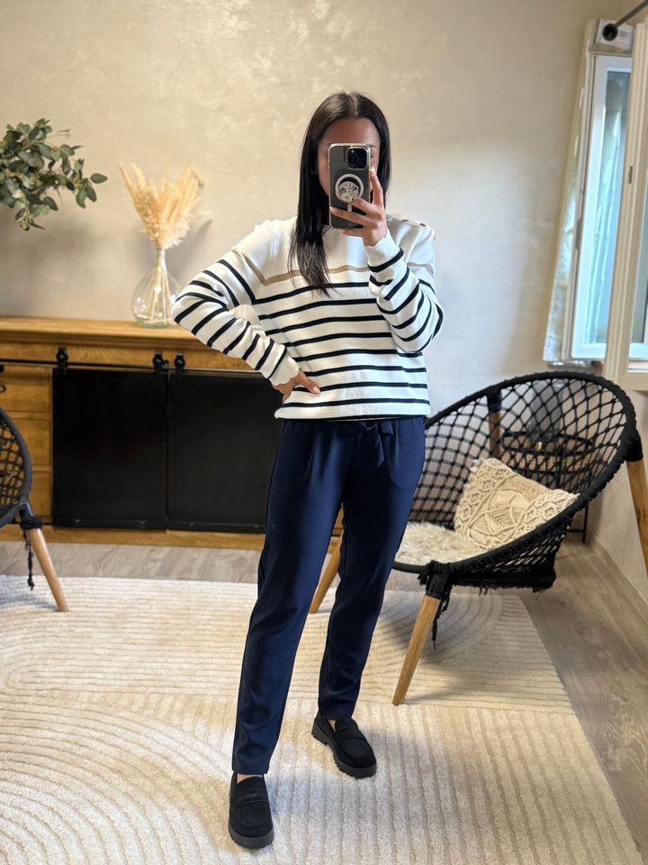 Pull marinière Pascal