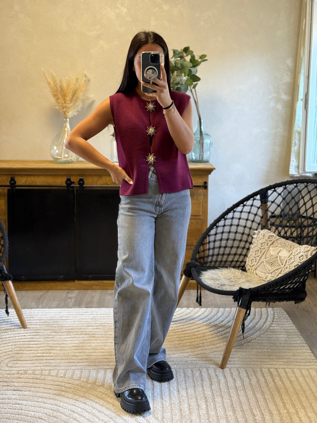 Pull sans manches Gabin