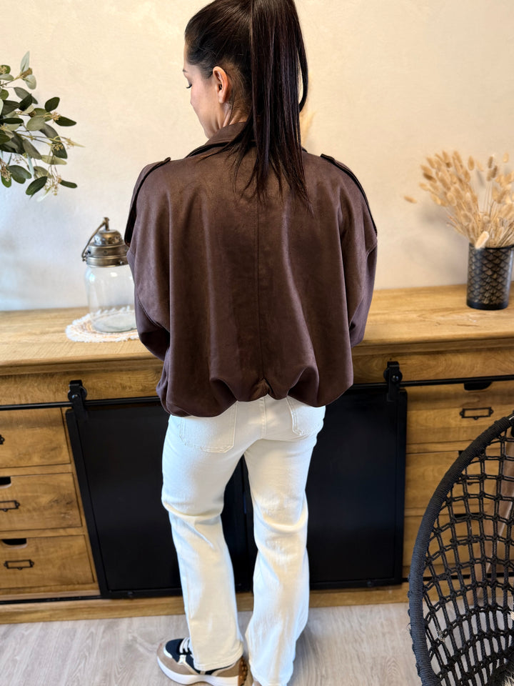 Veste Delma chocolat