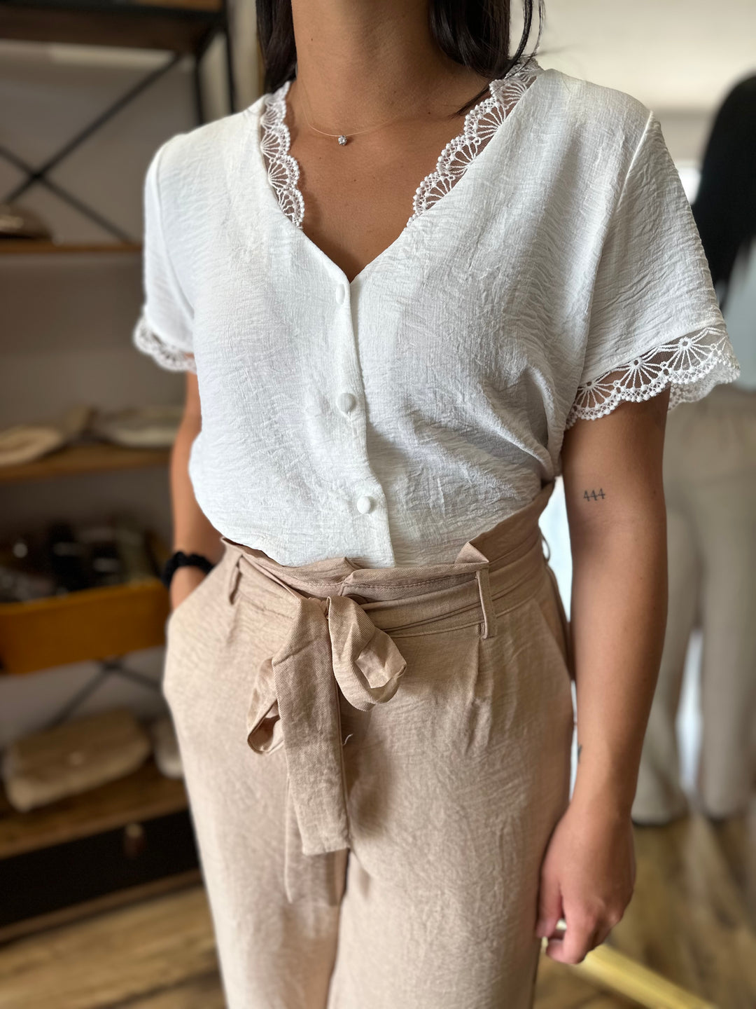 Chemise Mirta blanche CURVY