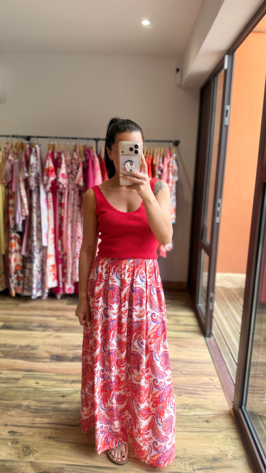 Top Molos rouge