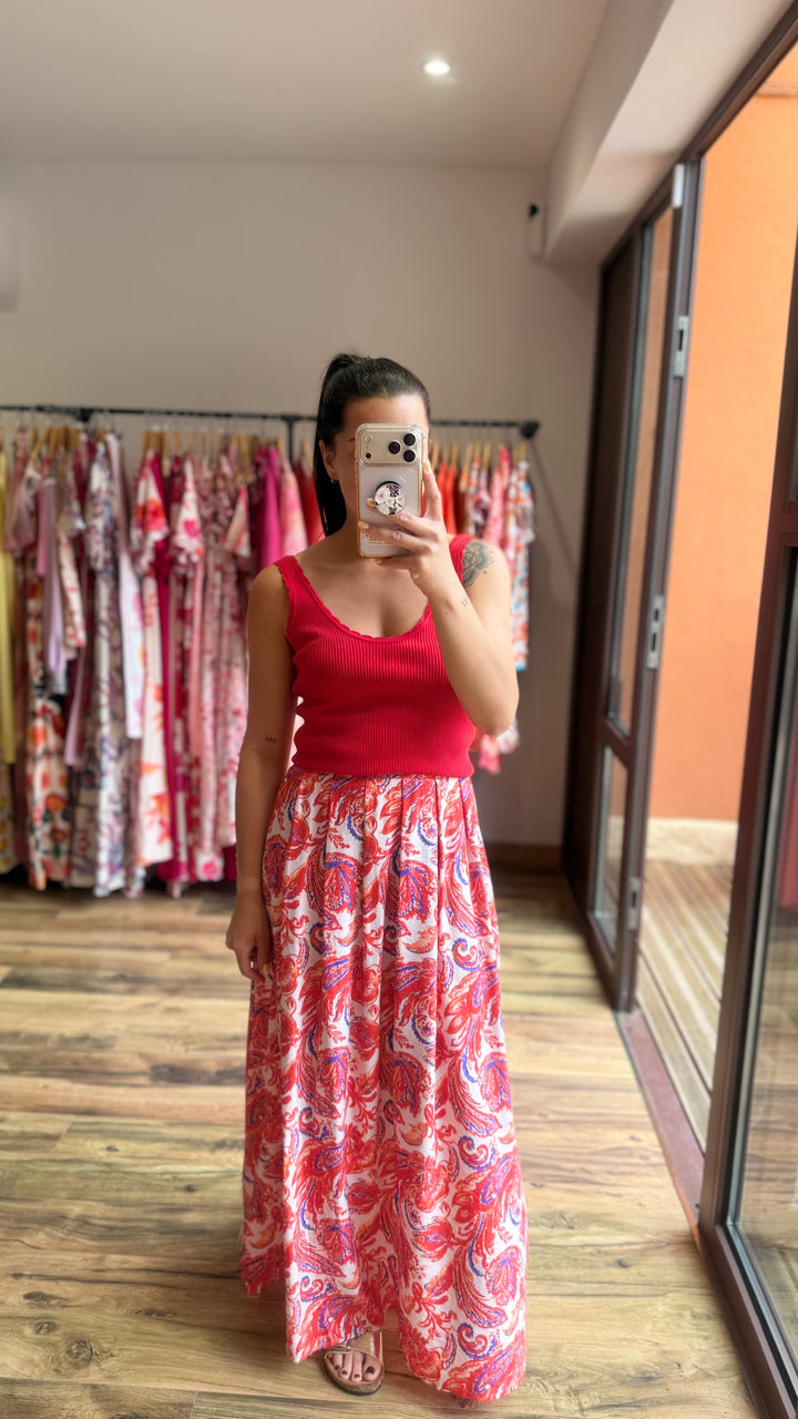 Top Molos rouge