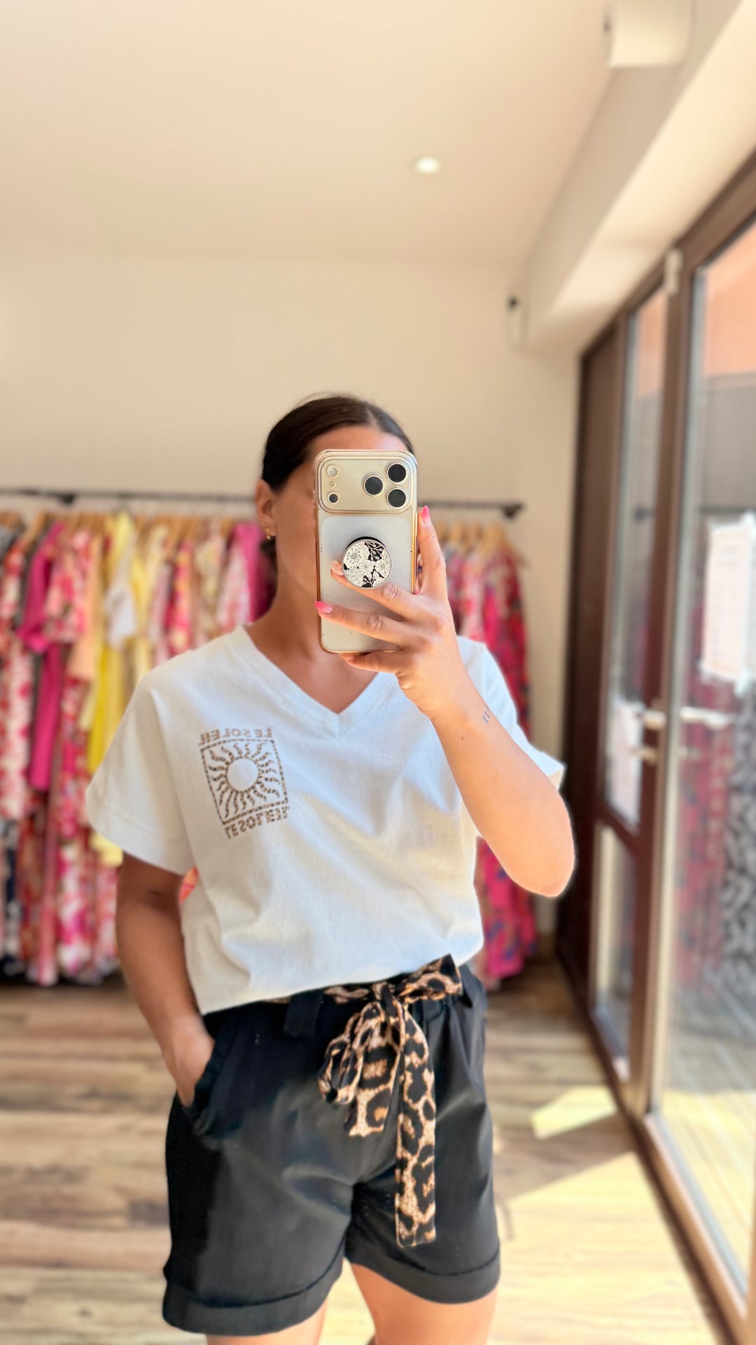 Teeshirt léopard le soleil