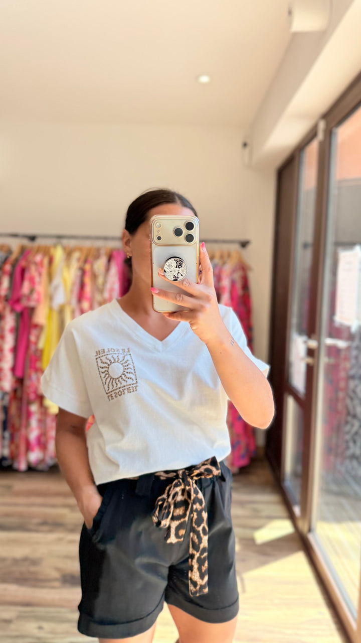 Teeshirt léopard le soleil