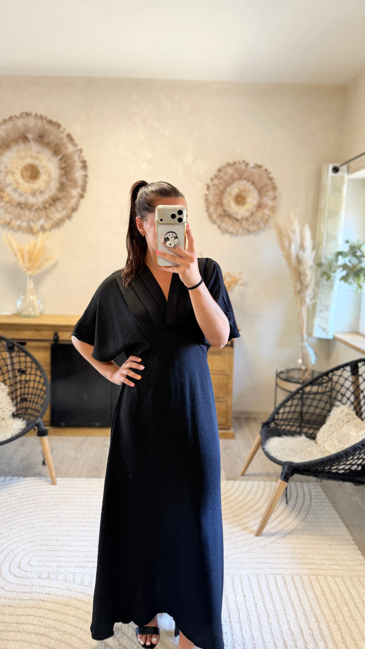 Robe longue Jehan CURVY noir
