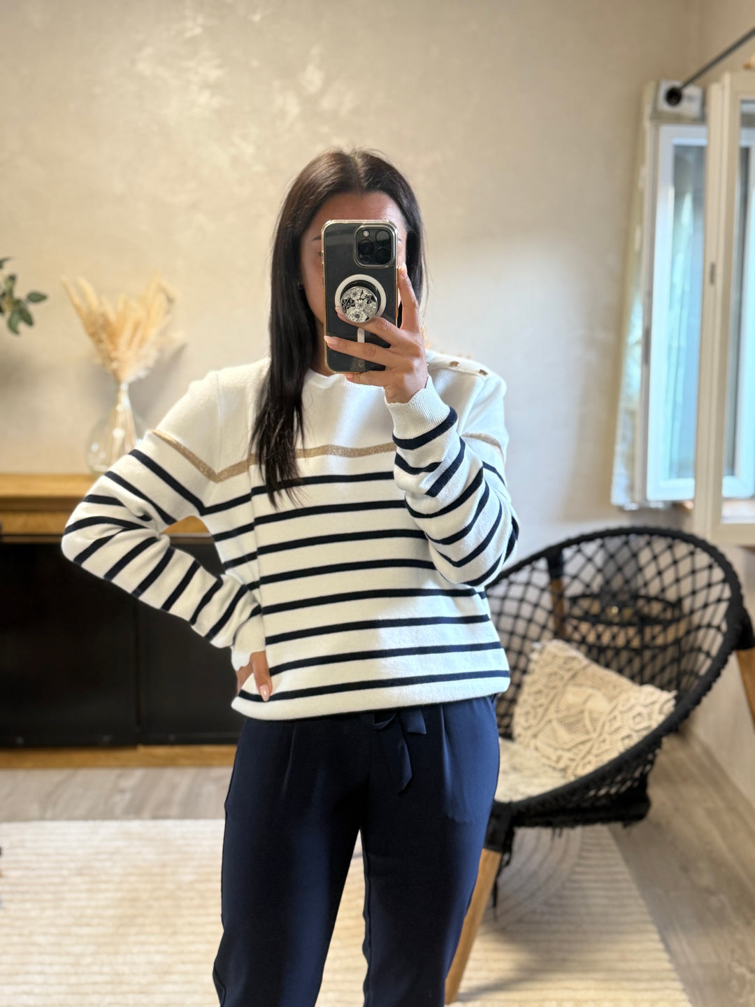 Pull marinière Pascal