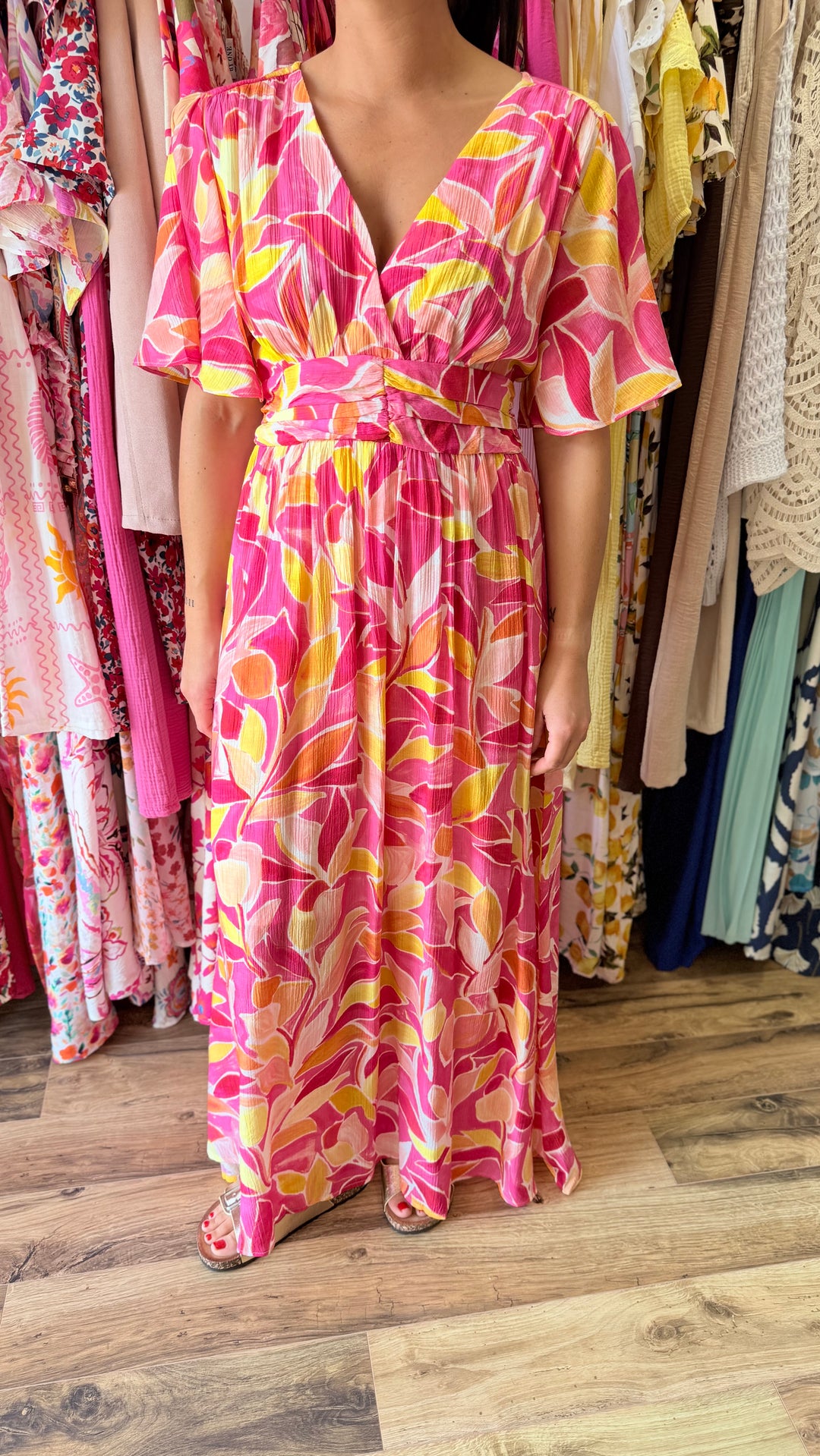 Robe longue Arlequin