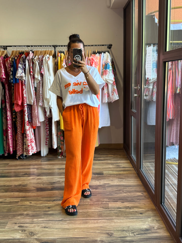 Pantalon Sunny orange