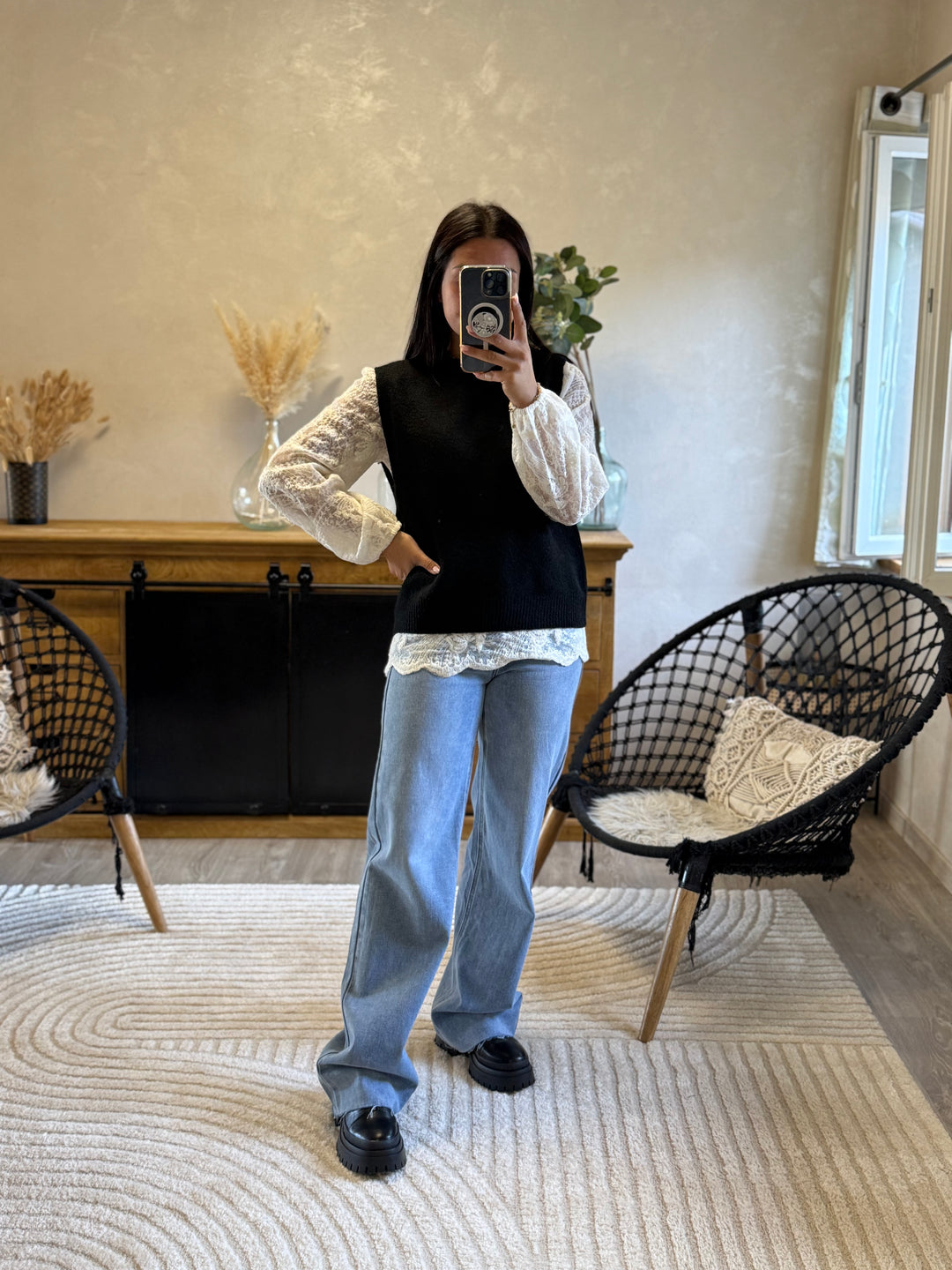 Pull Jamila noir