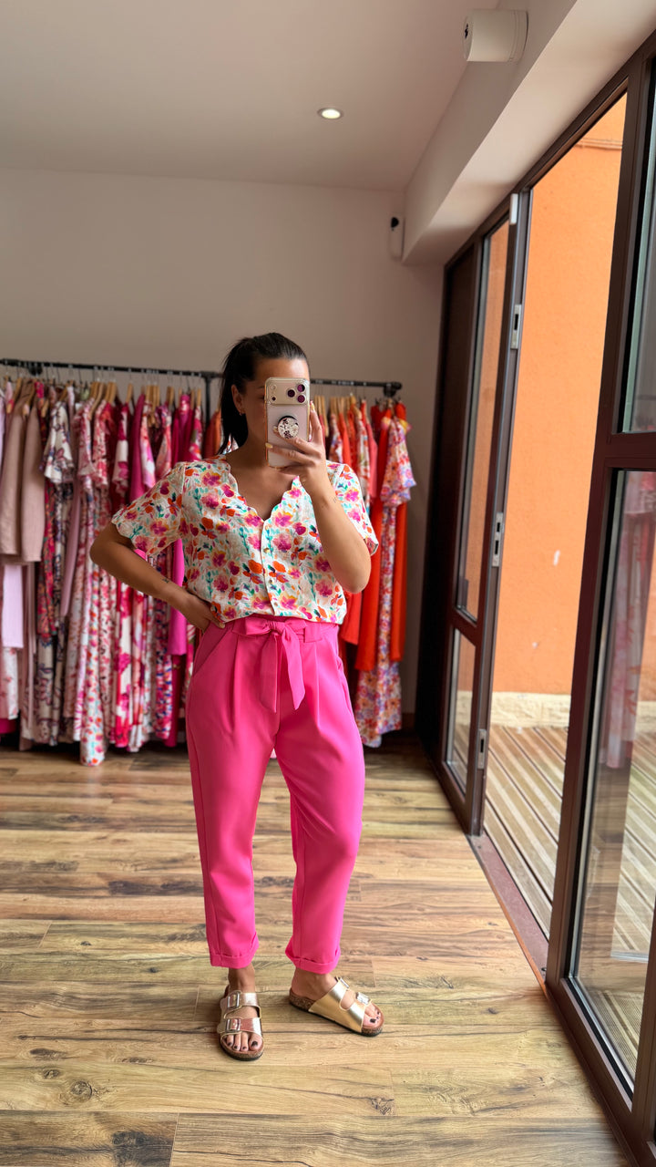 Pantalon Evy rose