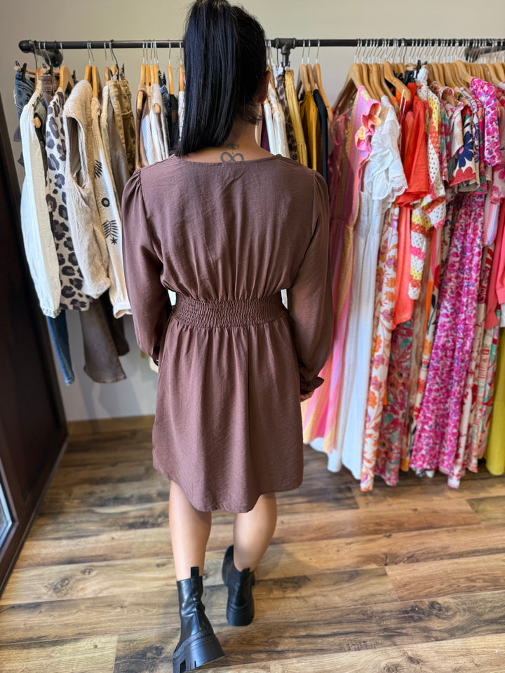 Robe topic chocolat CURVY