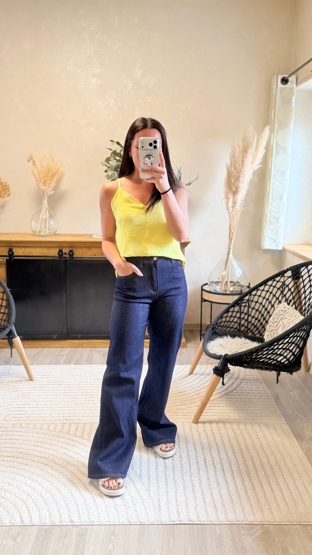 Top jaune Hosa