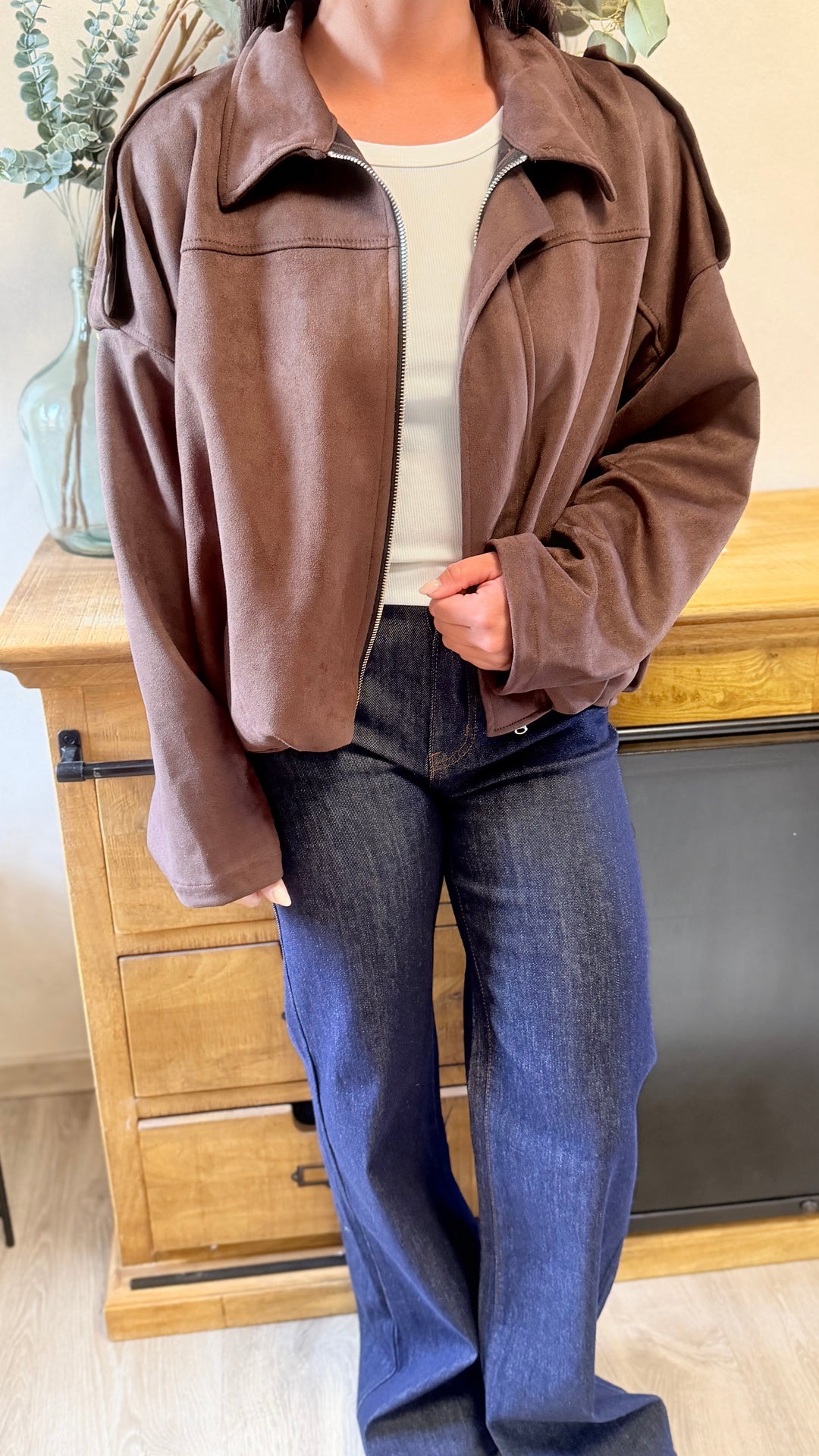 Veste Delma chocolat