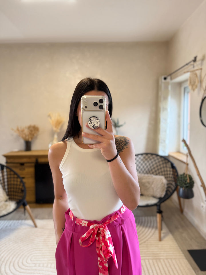 Pantalon hella rose fuchsia CURVY