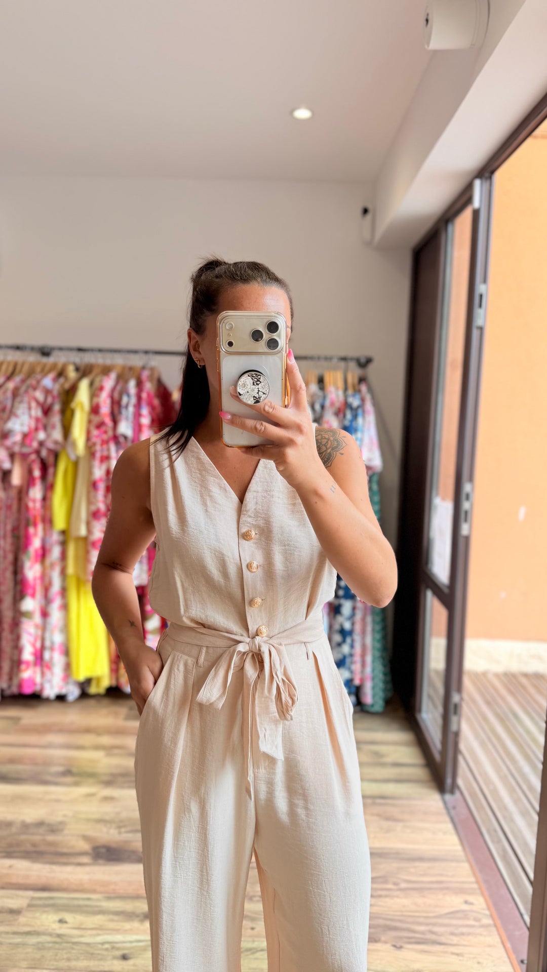 Combinaison Roxanne beige