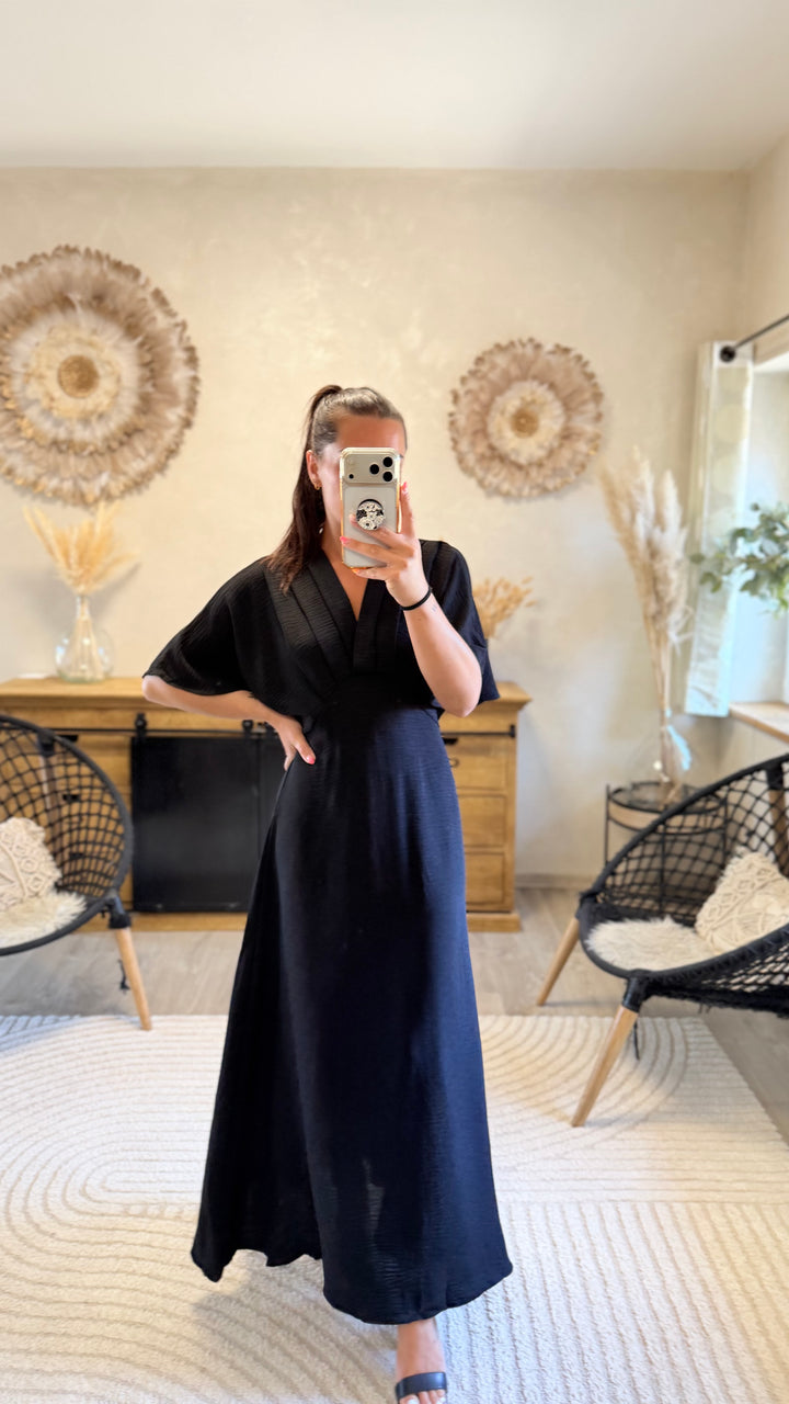 Robe longue Jehan CURVY noir