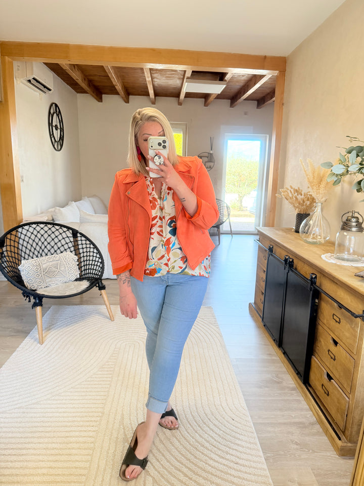 Veste suédine CURVY