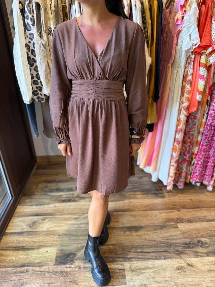 Robe topic chocolat CURVY