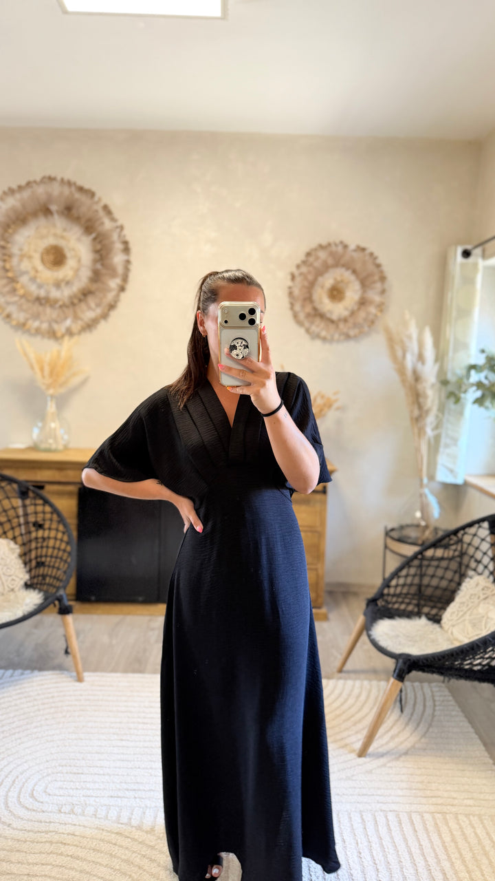 Robe longue Jehan CURVY noir