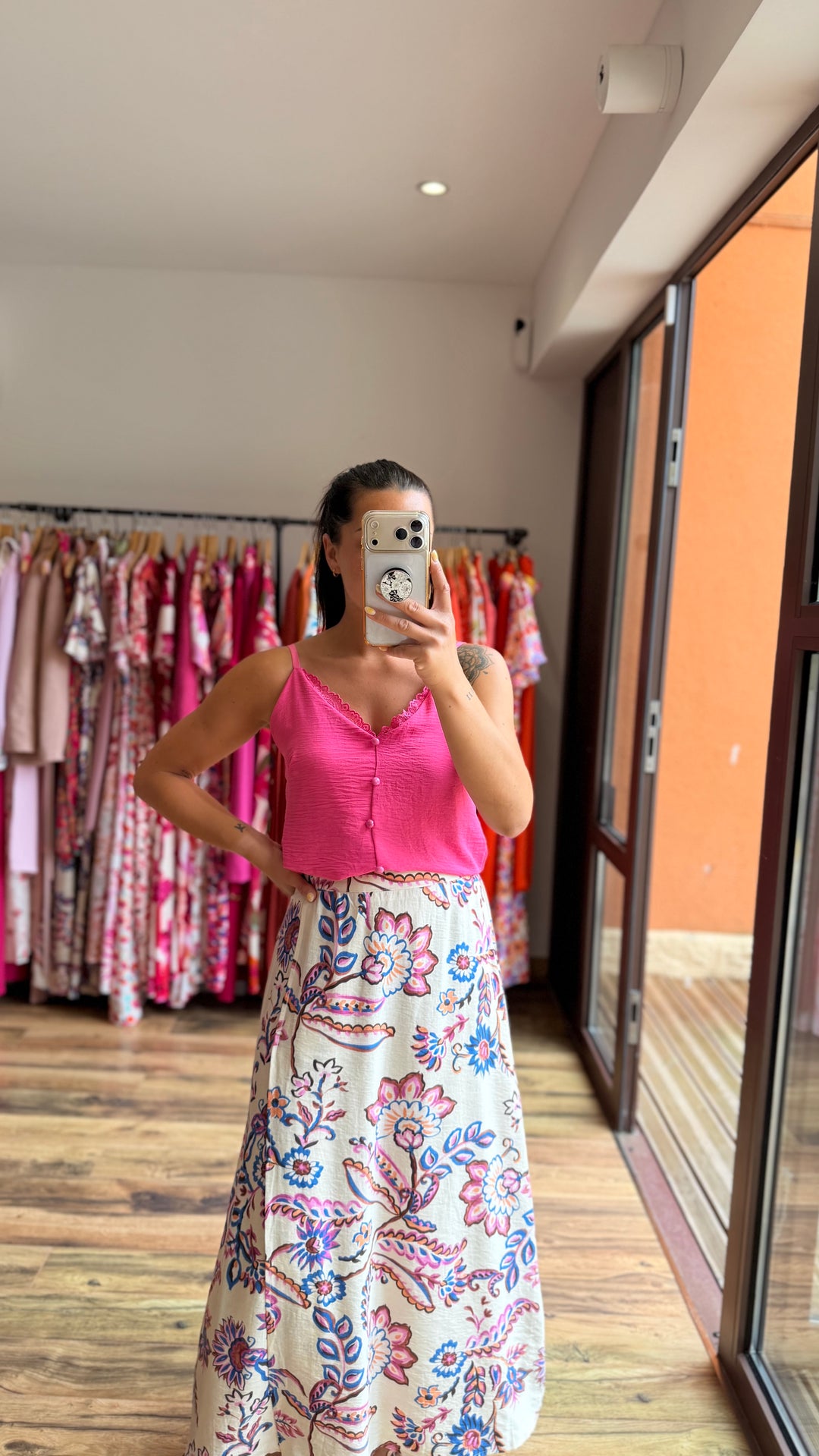 Top Hosa fuschia