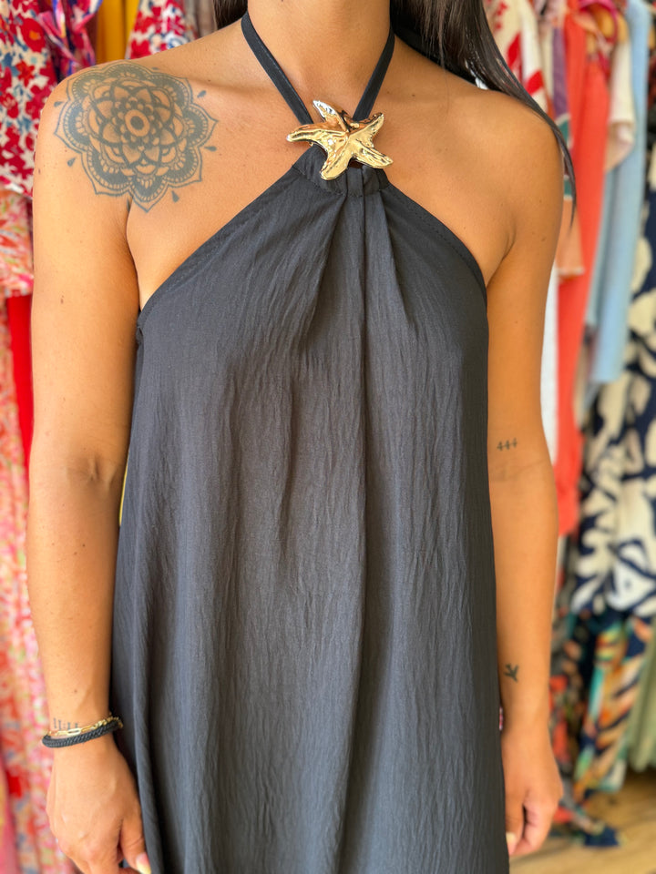 Robe longue Samia noir