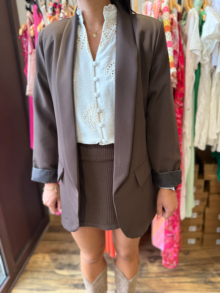 Blazer choco CURVY