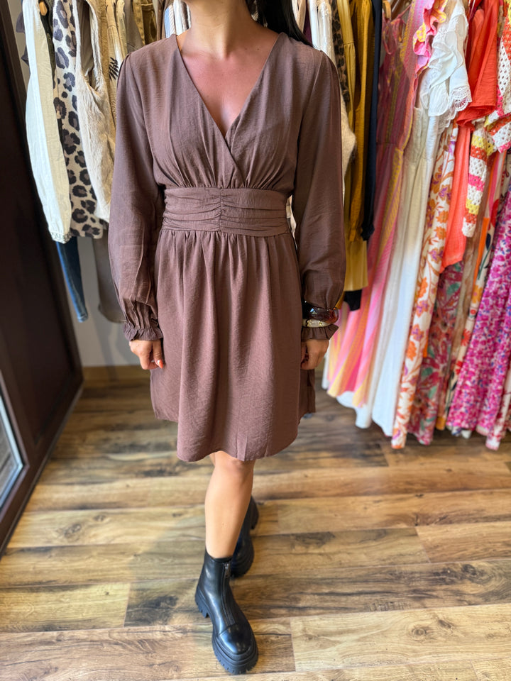 Robe topic chocolat CURVY