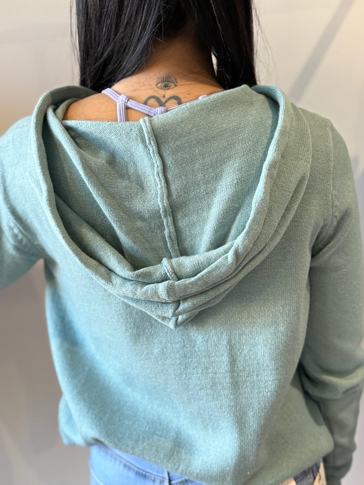 Pull ohlala vert céladon