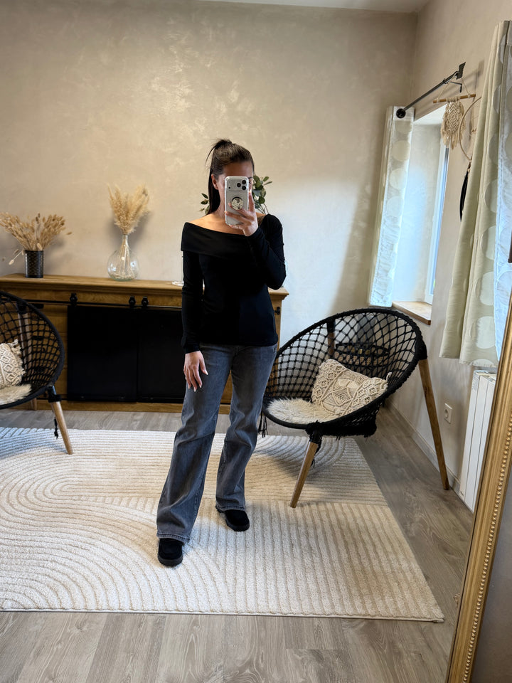 Jean flair Valentin gris